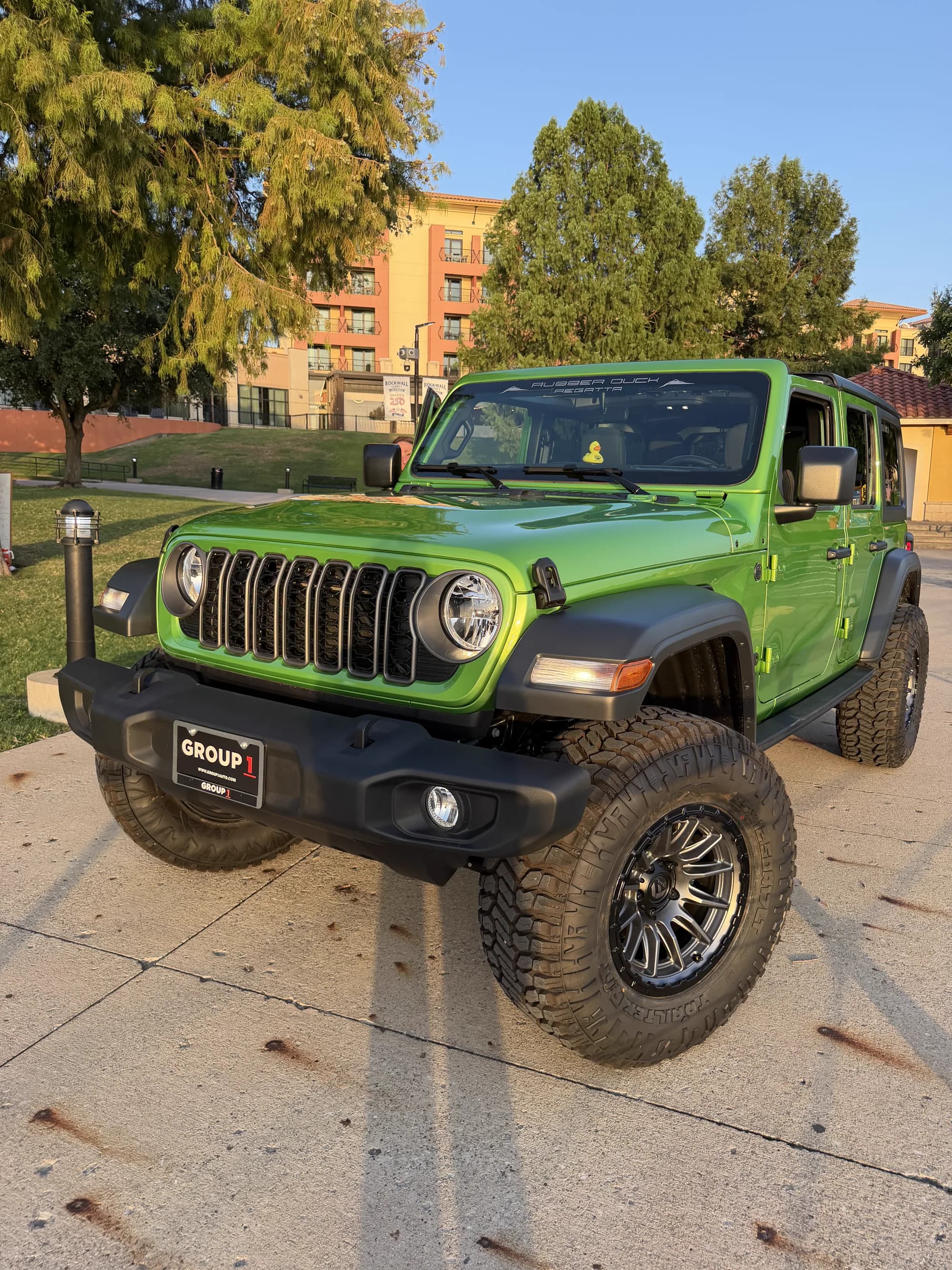 2026 Mojito Jeep Wrangler front three-quarter view