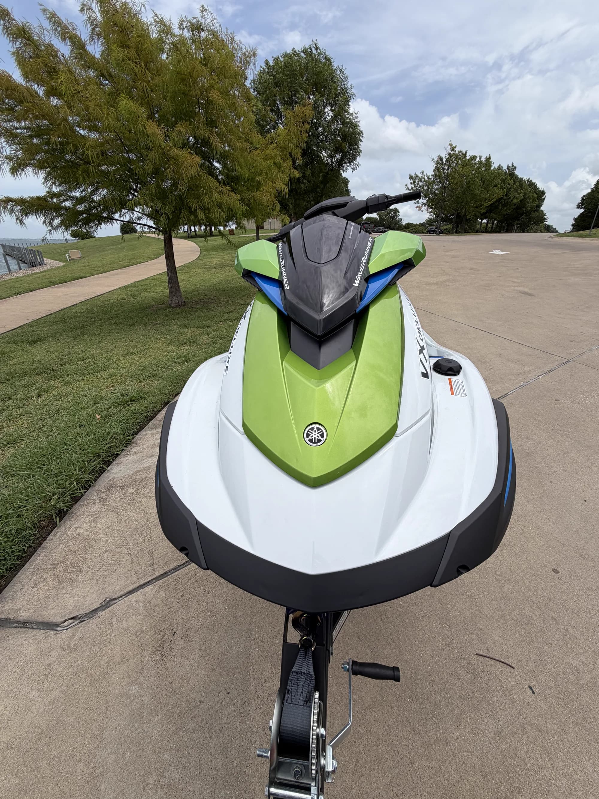 2026 Yamaha VX Deluxe WaveRunner with Mojito green accents